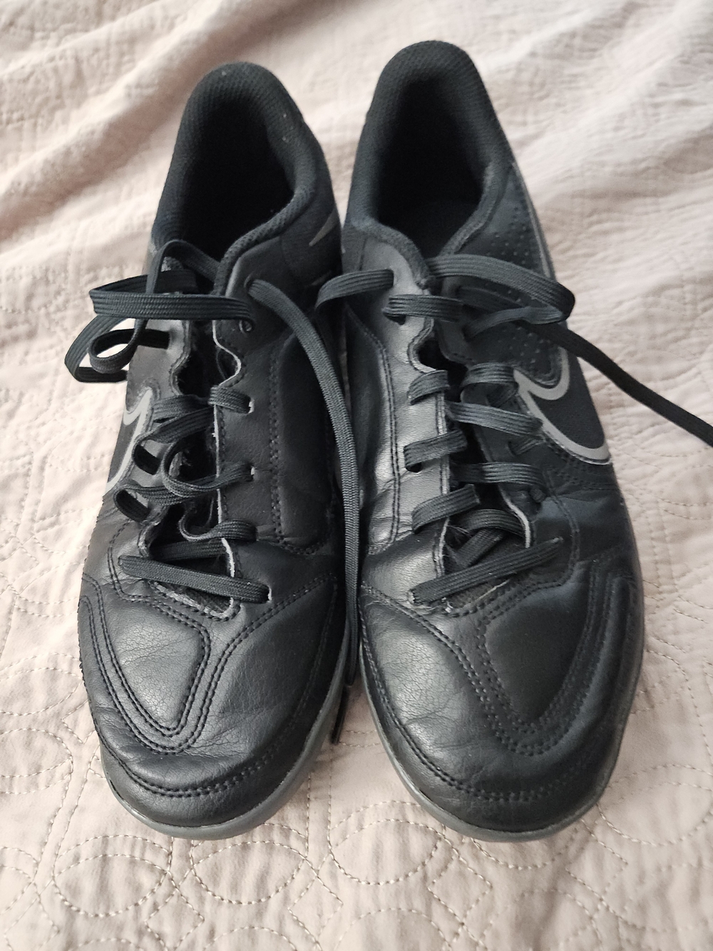 Nike Men's Tiempo Indoor Soccer Shoes In Black